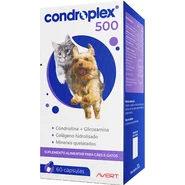 Suplemento Alimentar CondroPlex 500 para Cães e Gatos de Pequeno Porte