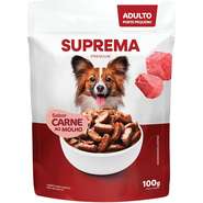 Ração Úmida Suprema Carne ao Molho para Cães Adultos de Raças Pequenas