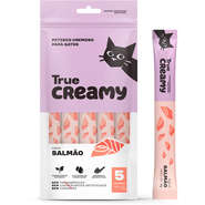 Petisco Cremoso True Creamy Sabor Salmão para Gatos